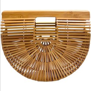 Women’s bamboo handbag - handmade